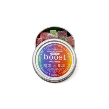 Boost – THC Variety Pack Gummies (300mg THC per Tin)