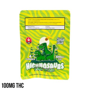 Highnosaurs – Lime ‘N’ Aid – 100mg THC
