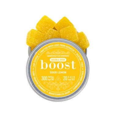 Boost – CBD Sour Lemon (300mg CBD per Tin)