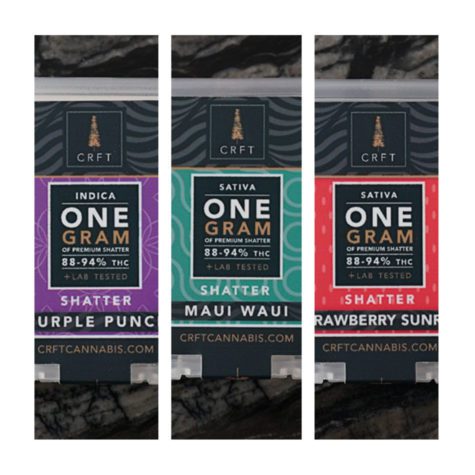 CRFT Shatter 3pack 01 - Cannabis Deals In Canada