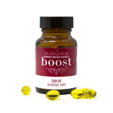 Boost Gel Caps – CBD 50mg (1500mg / Bottle)
