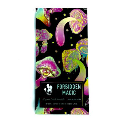forbidden magic psilocybin mushroom bar dark chocolate 3g psilocybin 001 - Cannabis Deals In Canada