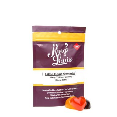 King Louis THC Little Heart Gummies – (84mg THC per pack)