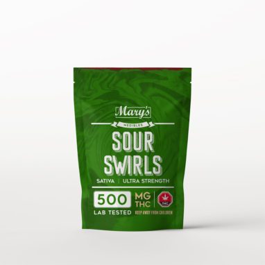 Mary’s – Sour Swirls (SATIVA, Ultra Strength) – 500mg