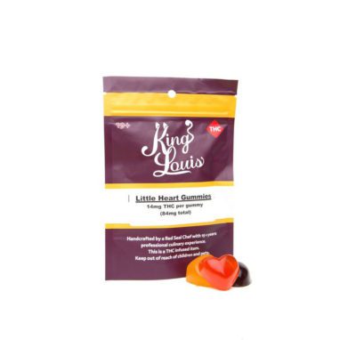 King Louis THC Big Heart Gummies – (150mg THC per pack)