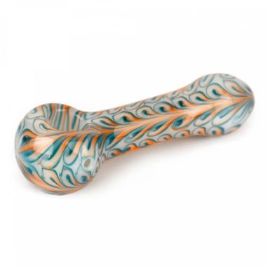 RED EYE GLASS® 4.5″ Paisley Hand Pipe