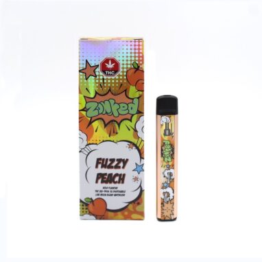 Zonked – Disposable Pen – Live Resin – Fuzzy Peach (1g)