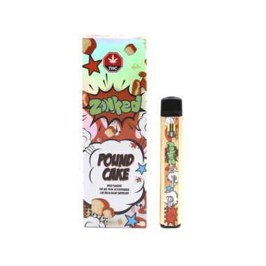 Zonked – Disposable Pen – Live Resin – Pound Cake (1g)