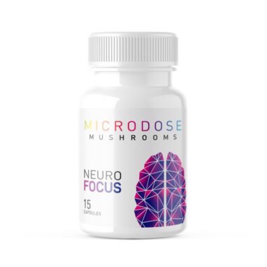Microdose Mushrooms – Capsules (15 Pack) – Neuro Focus
