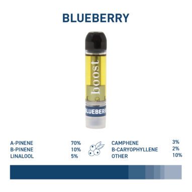 Boost THC Vape Cartridges – Blueberry 1g