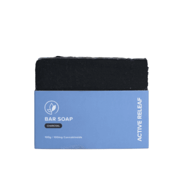 Active Releaf – Bar Soap – Charcoal – 100MG CBD
