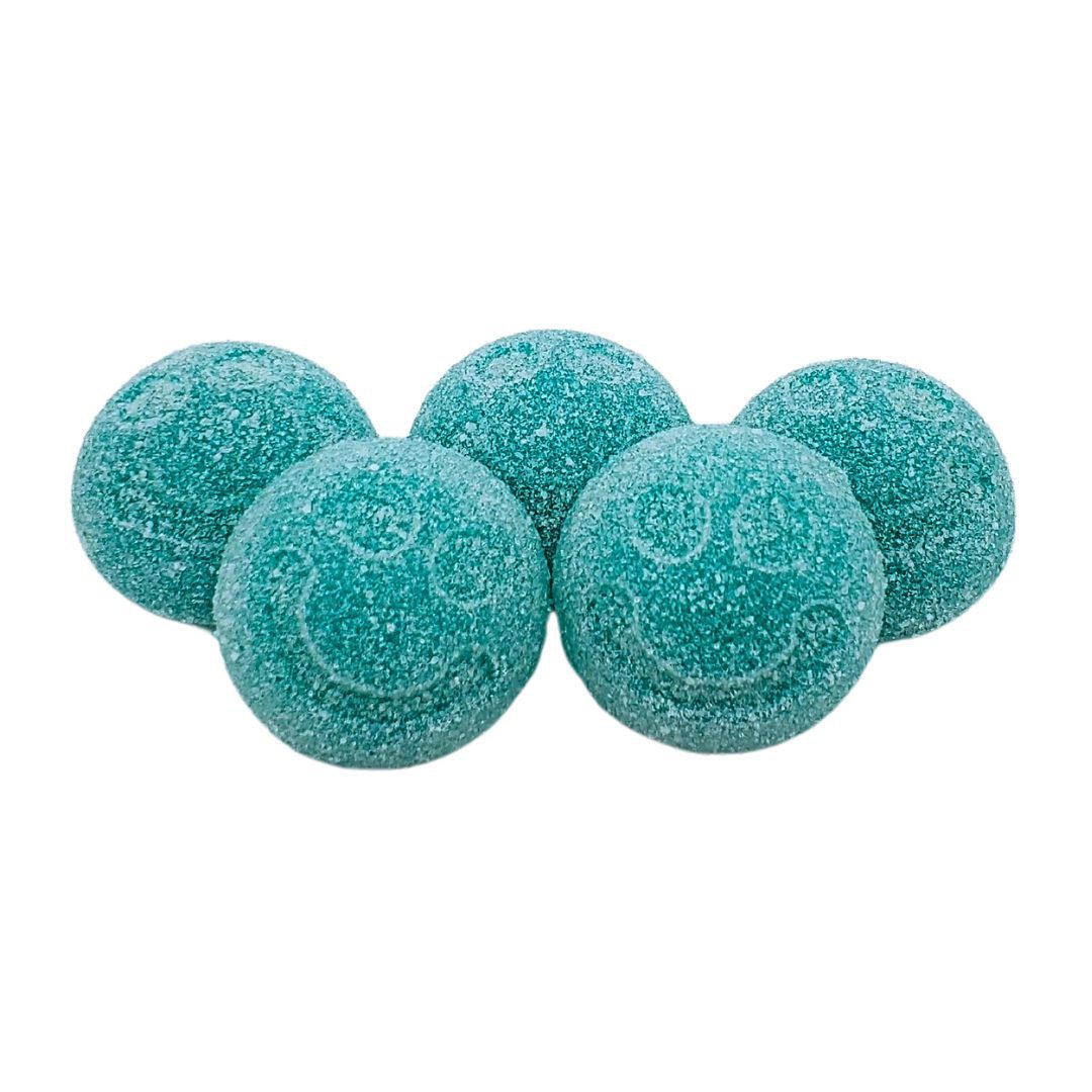 Eat Me - Gummy Smileys - 1500mg THC - Sour Blue Raspberry - Image 2