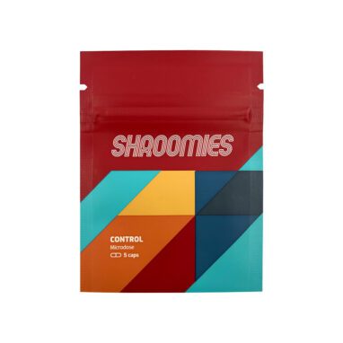 Shroomies | Micro-Dose Capsules | Control | 80mg Psilocybin 10mg CBD Caps | 5-Pack
