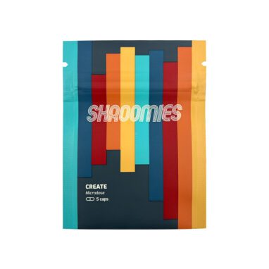 Shroomies | Micro-Dose Capsules | Create | 100mg Psilocybin Caps | 5-Pack