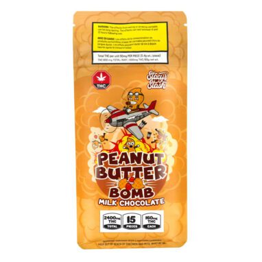 Peanut Butter Bomb Chocolate Bar | 2400mg THC