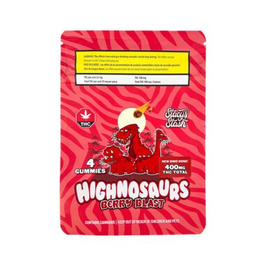 Highnosaurs – Berry Blast – 400mg THC