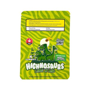 Highnosaurs – Lime ‘N’ Aid – 400mg THC
