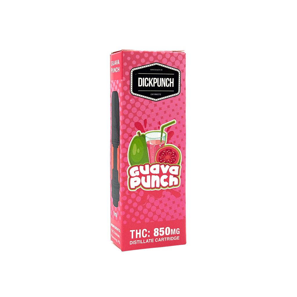 Guava Punch | Distillate Vape Cartridge | 1ml | 850mg THC