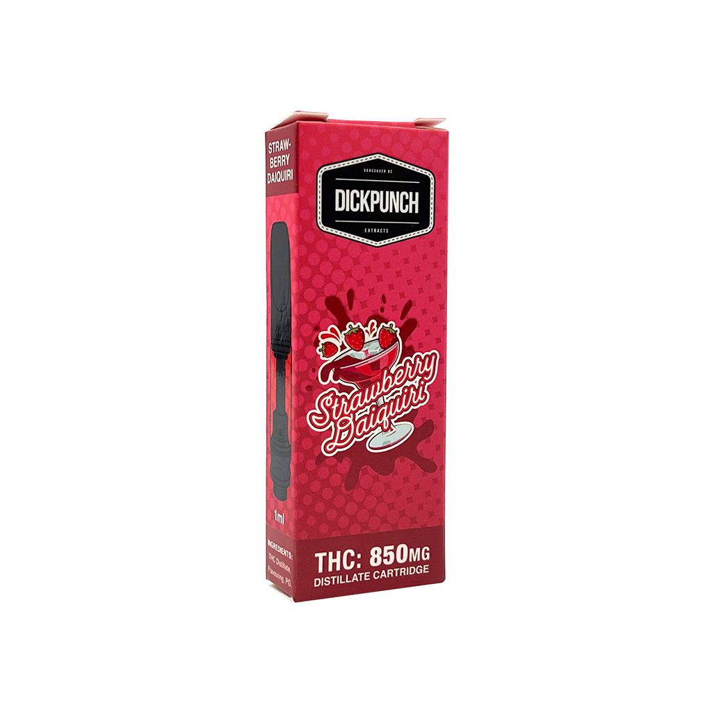 Strawberry Daiquiri | Distillate Vape Cartridge | 1ml | 850mg THC